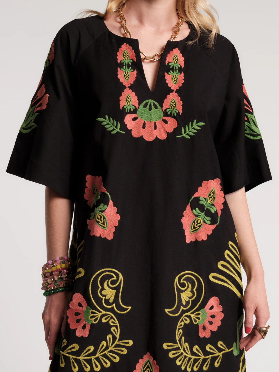 Embroidered Charming Caftan