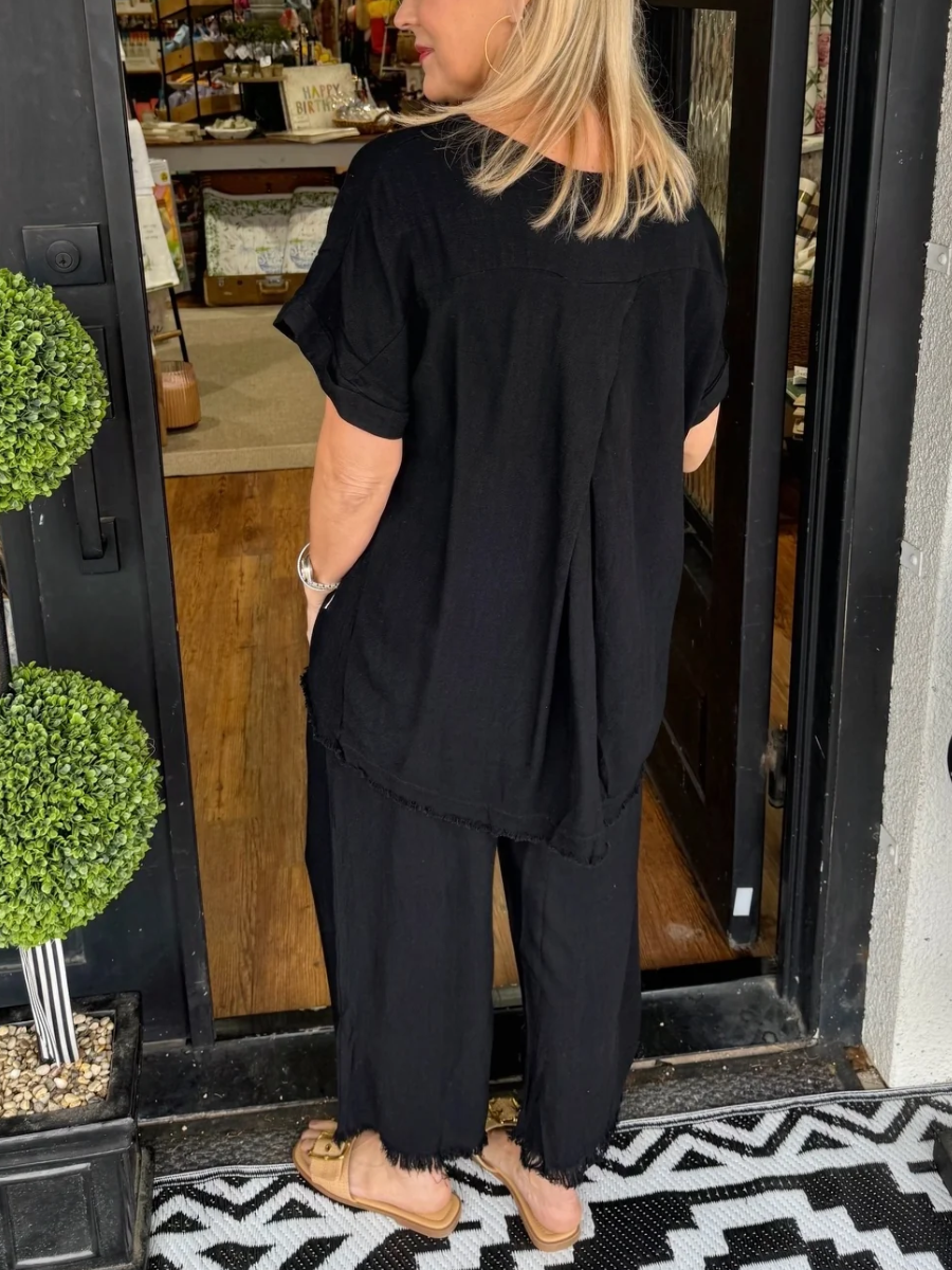 Loose Breathable Linen Set