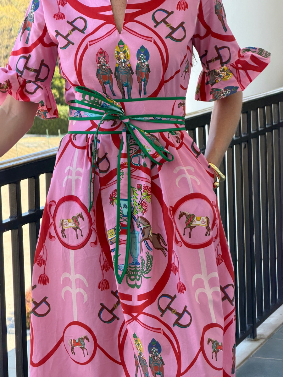 The Derby Day Midi Dress