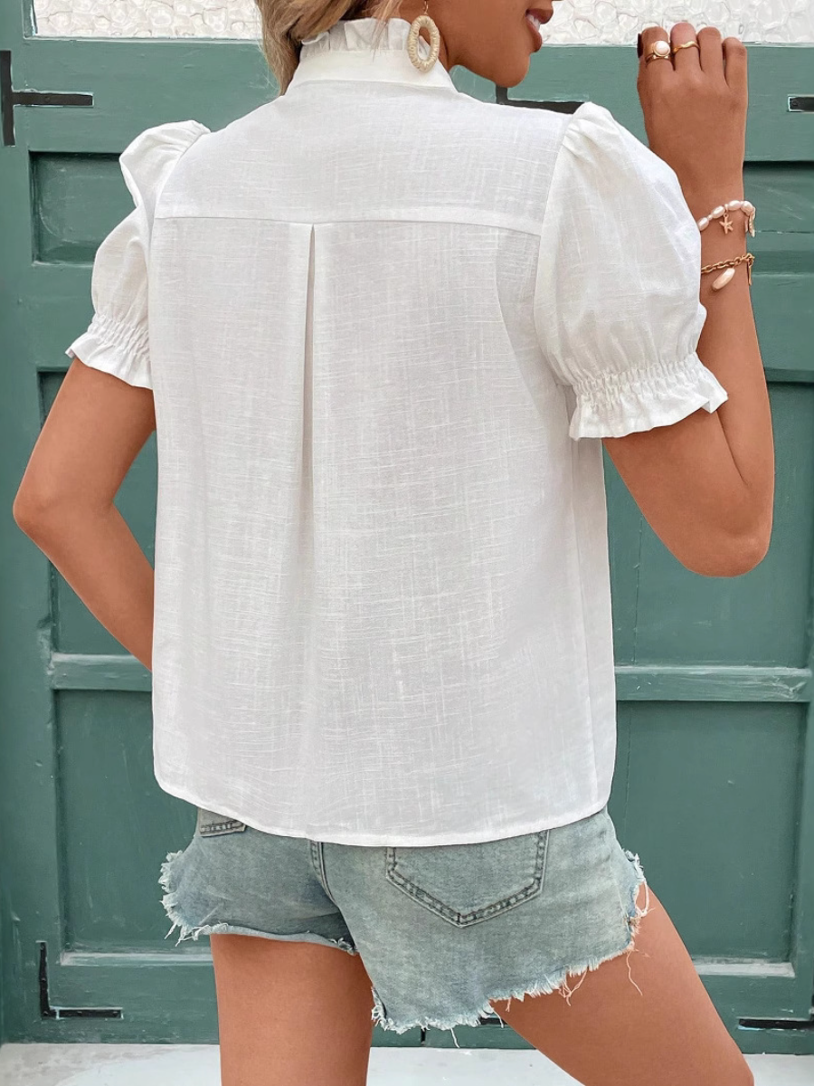 Boho V Neck Embroidered Blouses