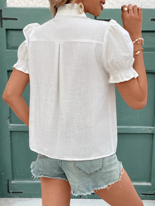 Boho V Neck Embroidered Blouses