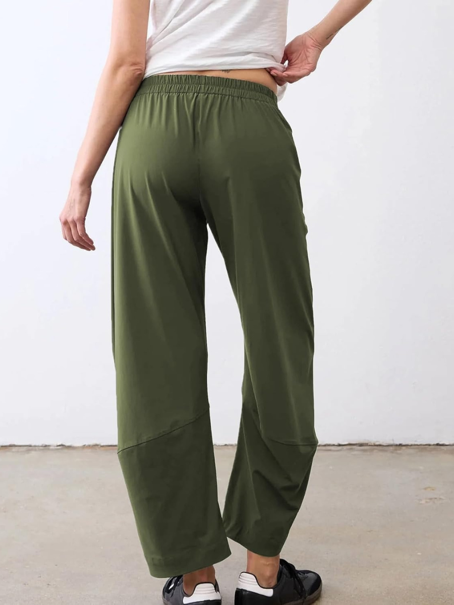 Women Barrel Travel Pants