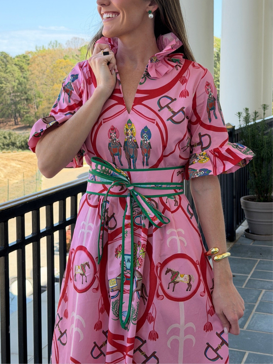 The Derby Day Midi Dress
