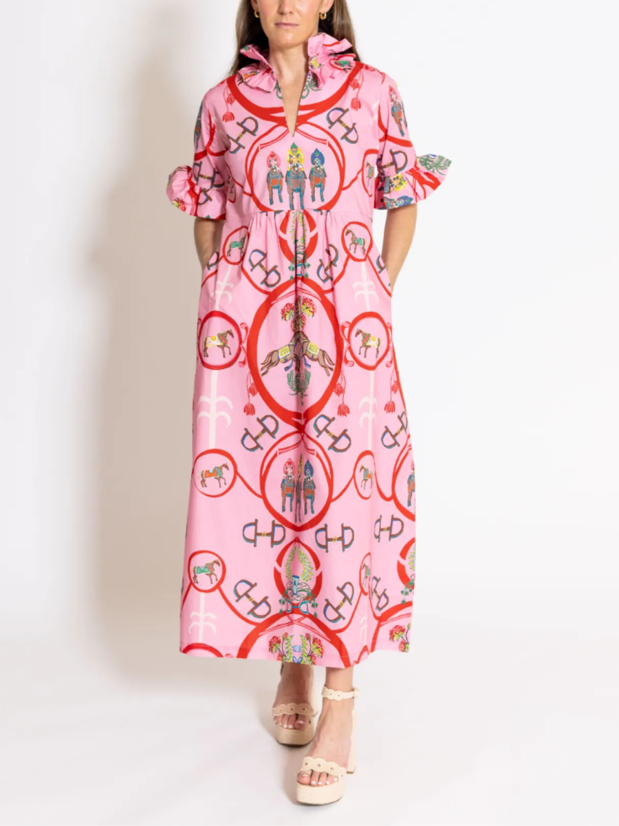 The Derby Day Midi Dress