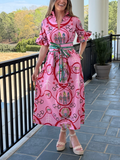 The Derby Day Midi Dress