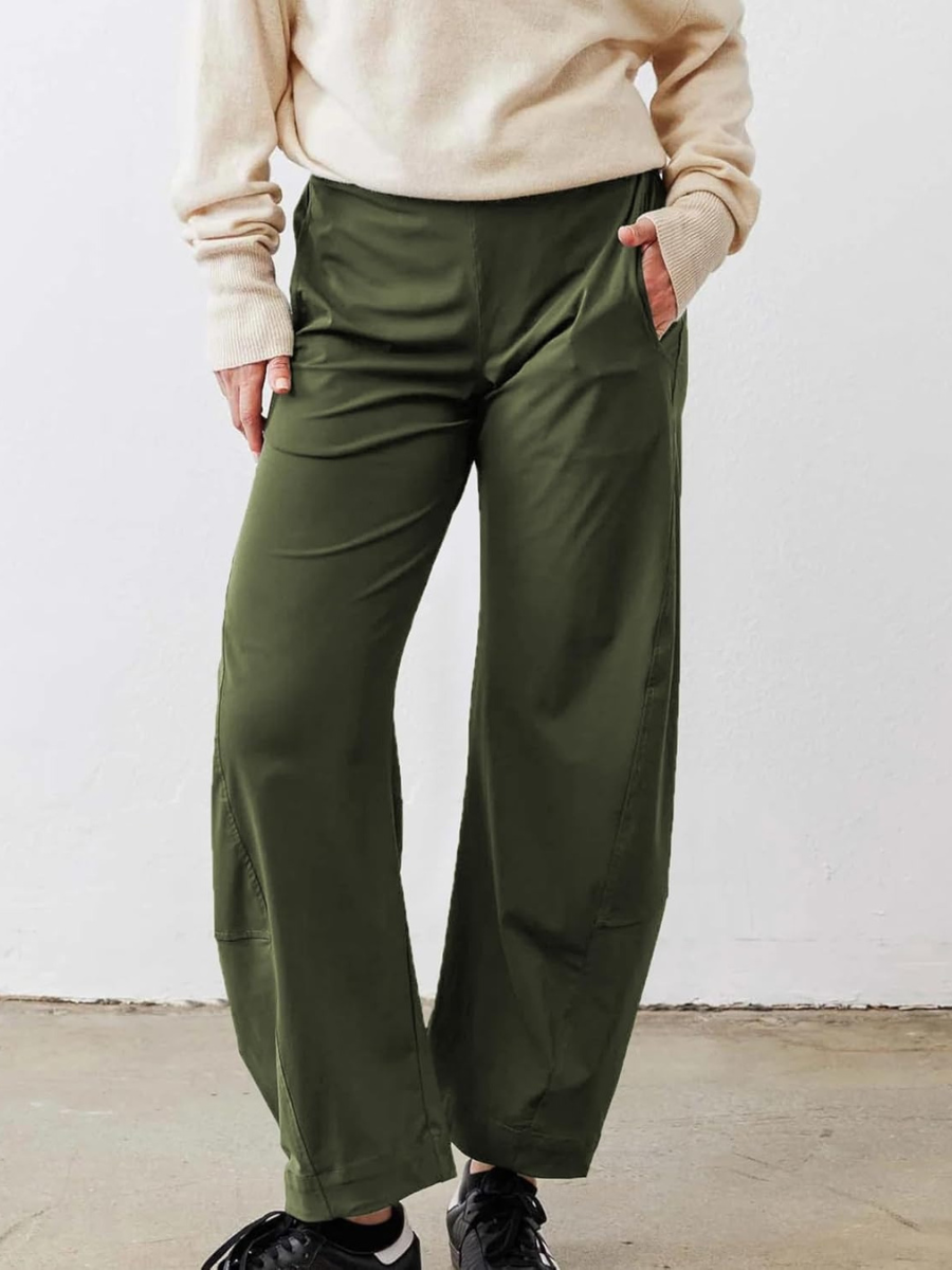 Women Barrel Travel Pants