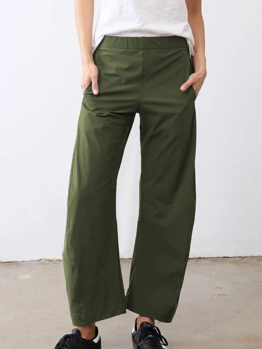 Women Barrel Travel Pants
