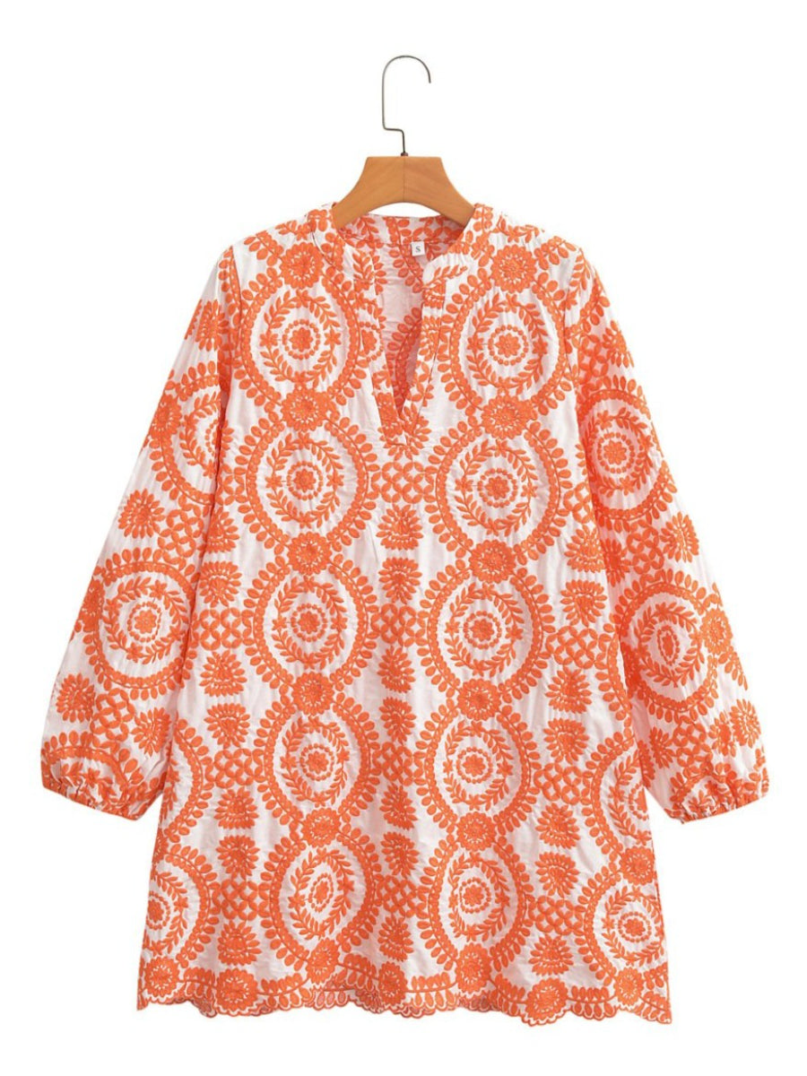 Perfect Embroidery Mini Dress