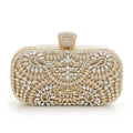 Sparkling Floral Rhinestone Clutch