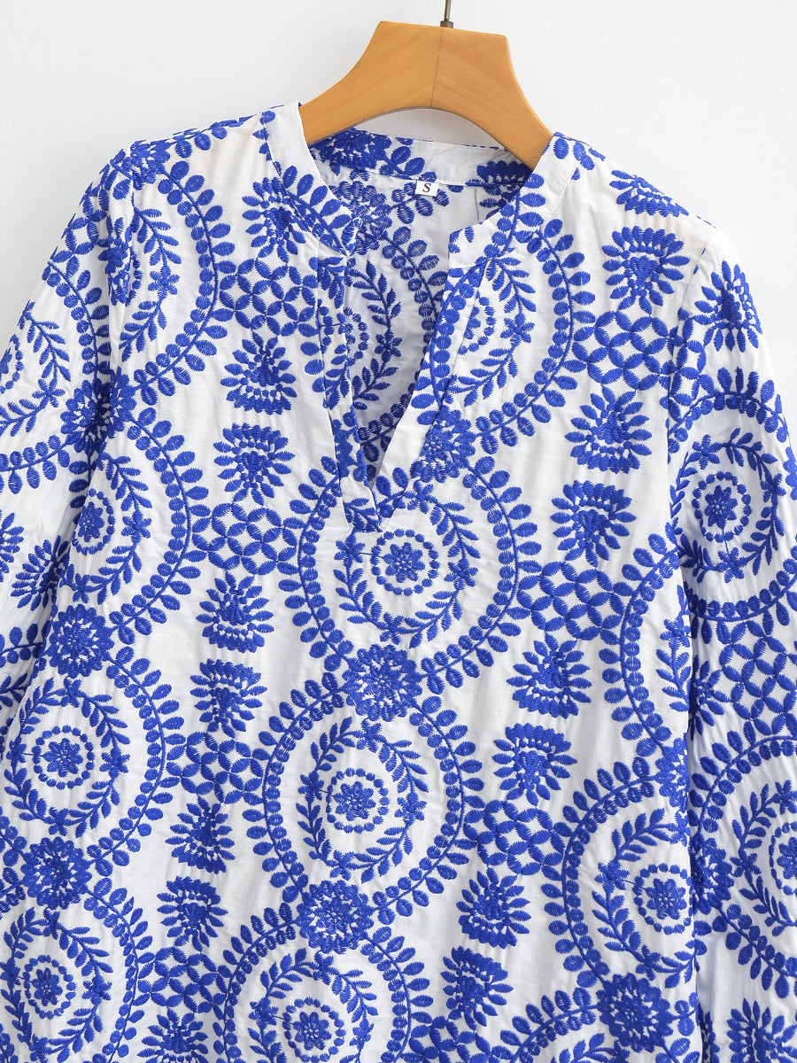 Perfect Embroidery Mini Dress