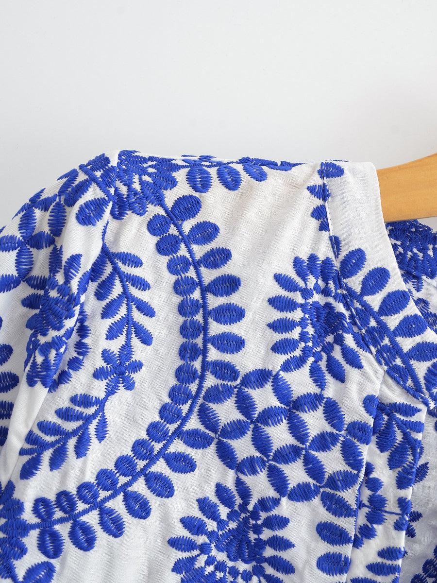 Perfect Embroidery Mini Dress