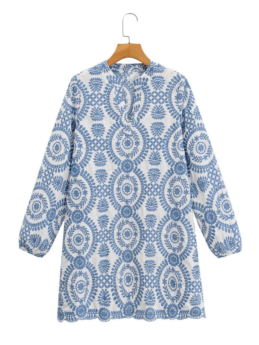 Perfect Embroidery Mini Dress