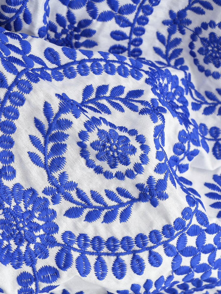 Perfect Embroidery Mini Dress