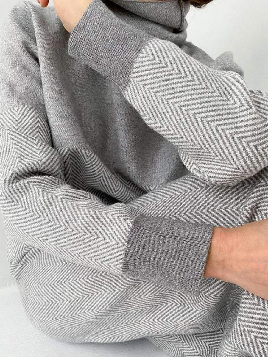 Good Feeling Herringbone Loungewear Set