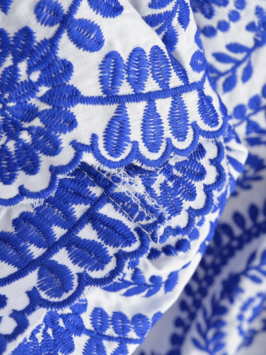 Perfect Embroidery Mini Dress