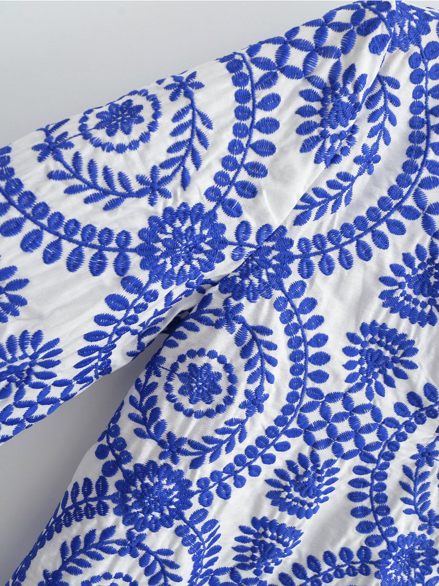 Perfect Embroidery Mini Dress